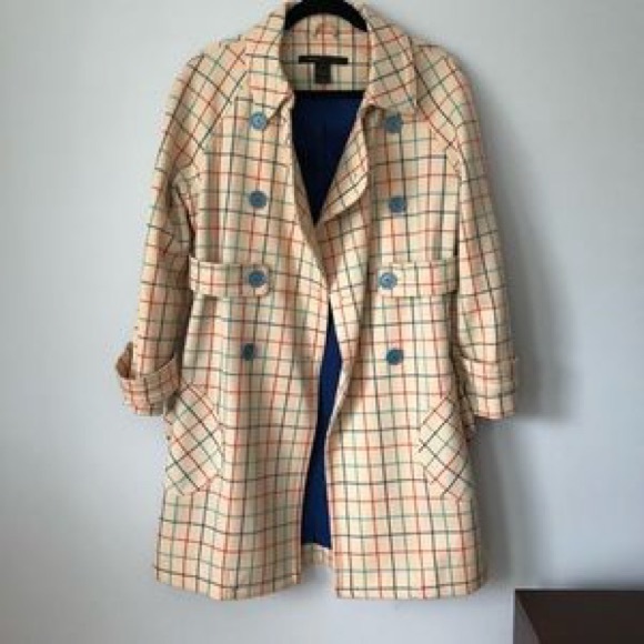 Marc Jacobs Jackets & Blazers - Marc Jacobs Guinevere plaid pop color coat